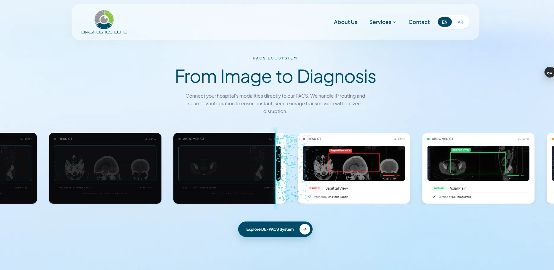 DIAGNOSTICS ELITE: A CINEMATIC ENGINE FOR MEDICAL IMAGING screen 3