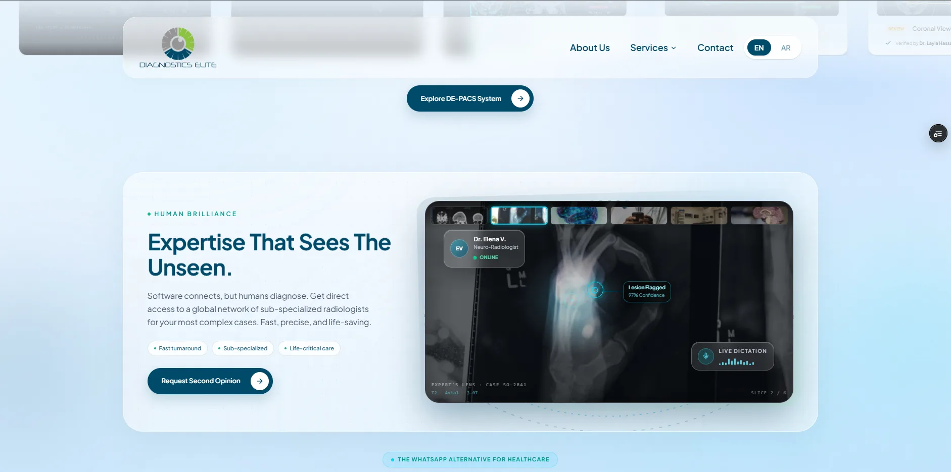 DIAGNOSTICS ELITE: A CINEMATIC ENGINE FOR MEDICAL IMAGING screen 4