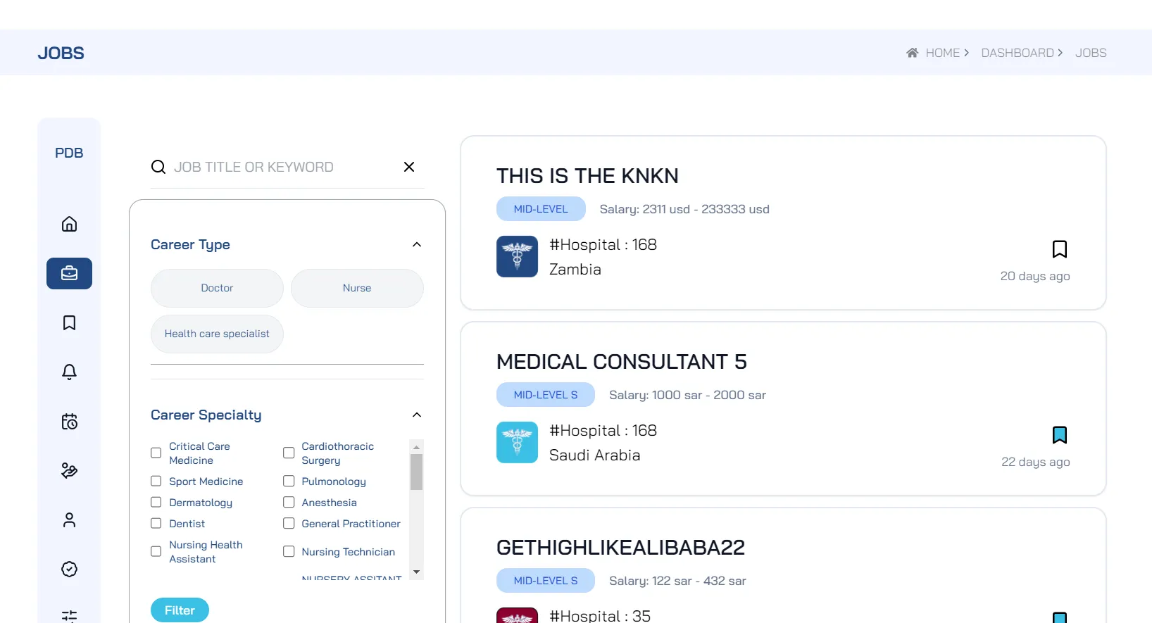 MEDICAL PROFESSIONAL PLATFORM screen 5