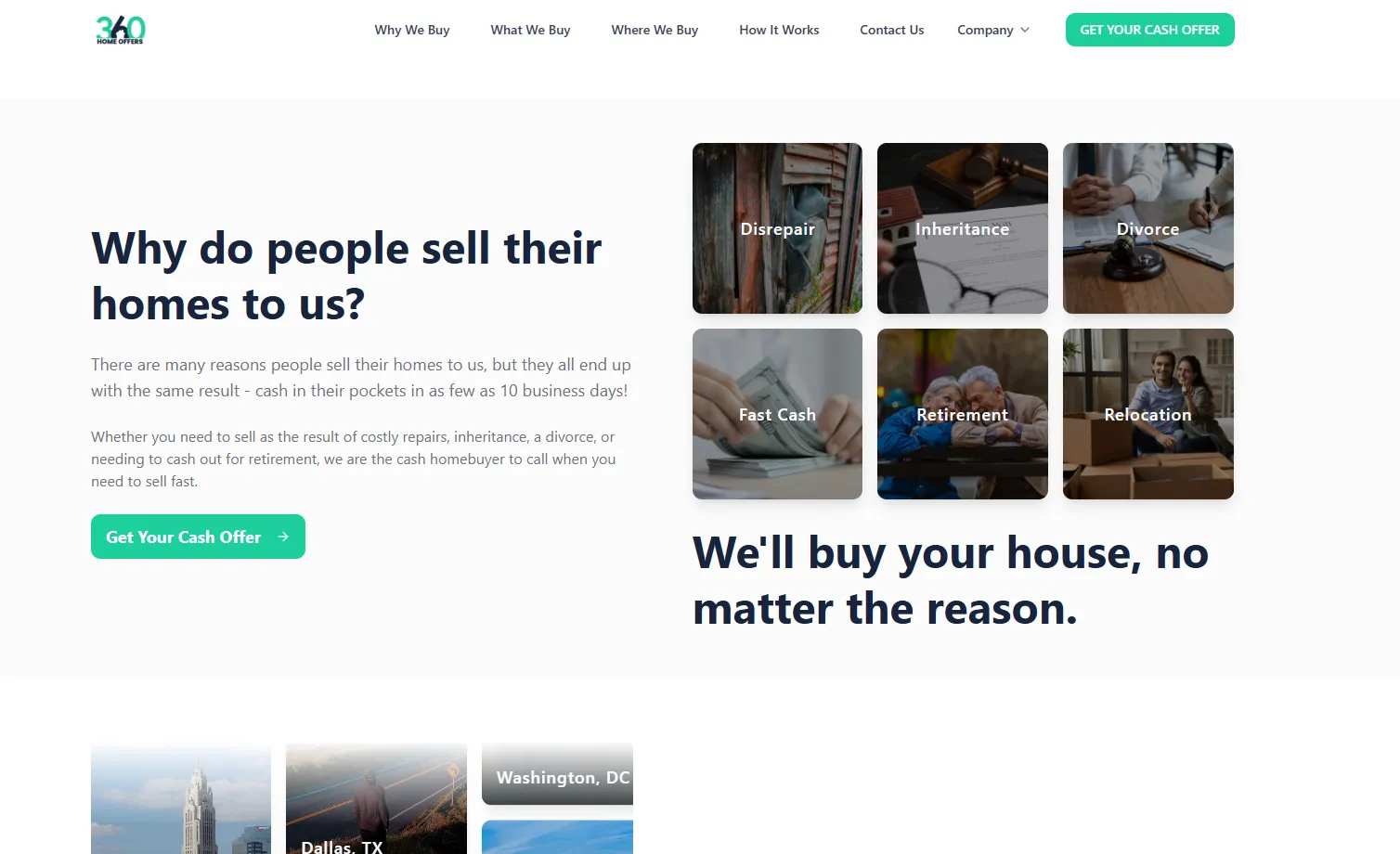 360 Home Offers | Real Estate Platform Redesign screenshot 2