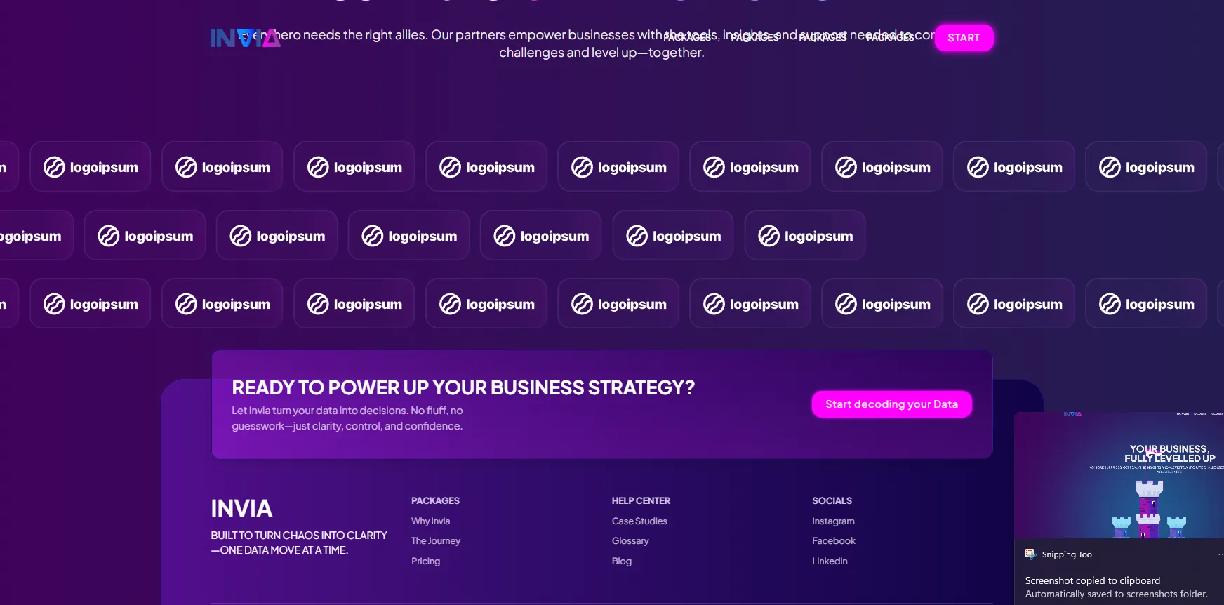 Achievement 3 - Visual demonstration