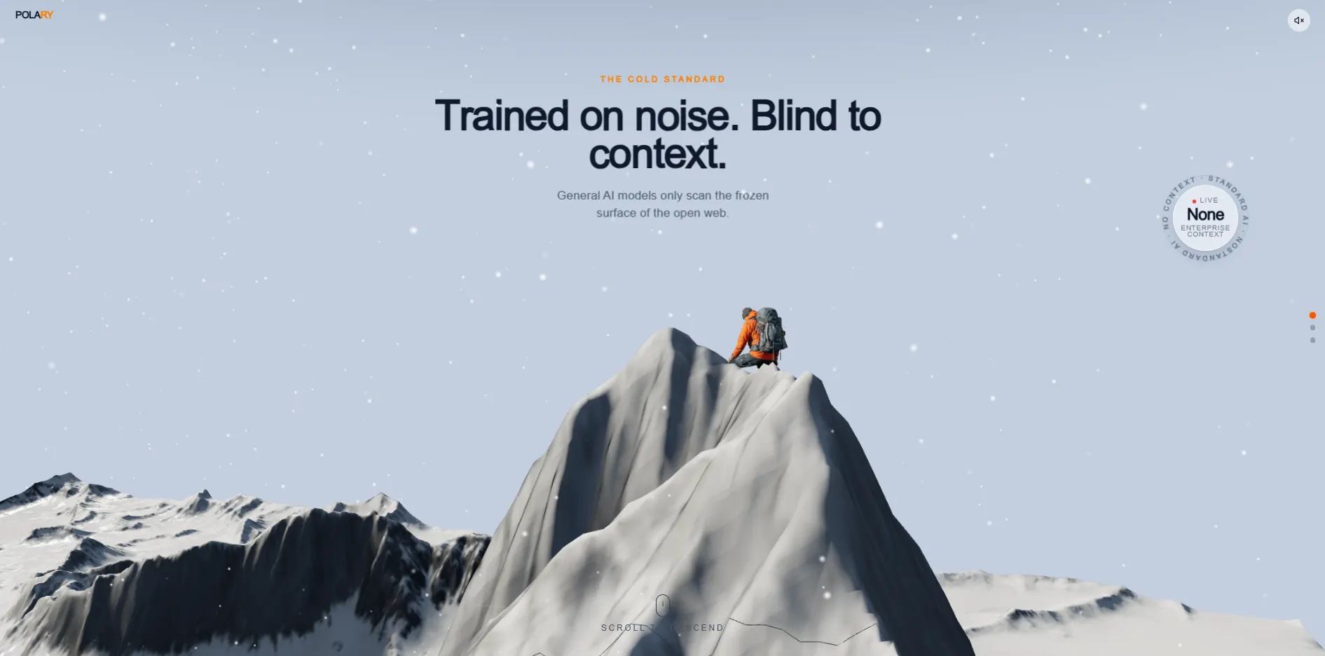 POLARY: A CINEMATIC 3D NARRATIVE ENGINE FOR ENTERPRISE AI screen 2