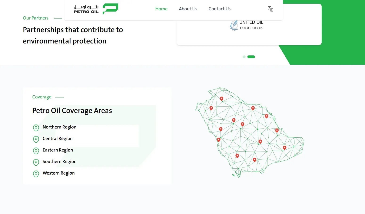 Petro Oil: A Sustainable Future, Powered by Next.js and Framer Motion screen 4